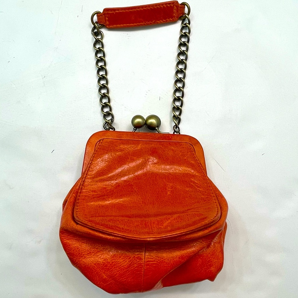 Hobo International Leather Handbag Orange